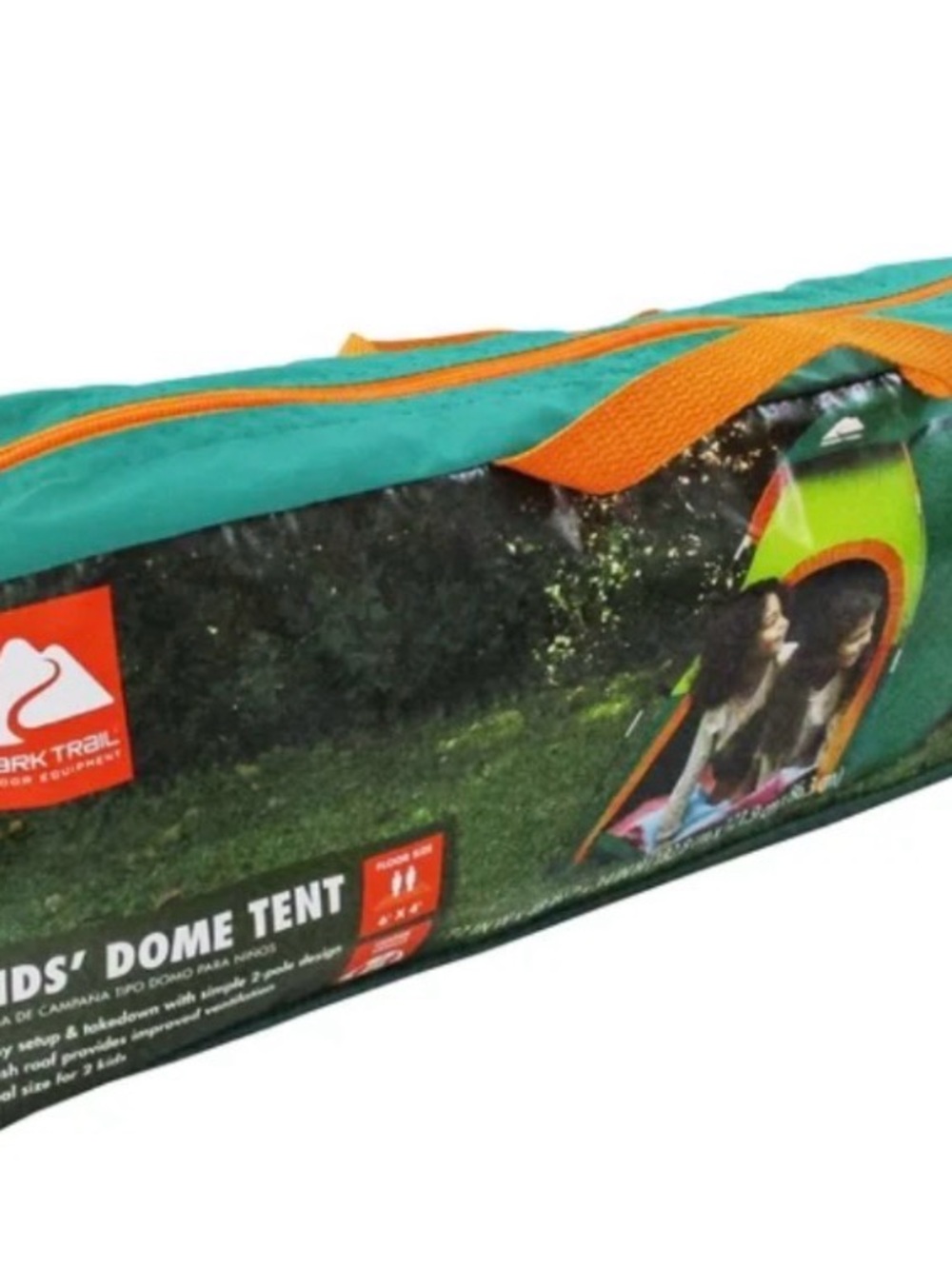NEW Ozark Trail Kids Dome Tent Bag in Teal and Orange